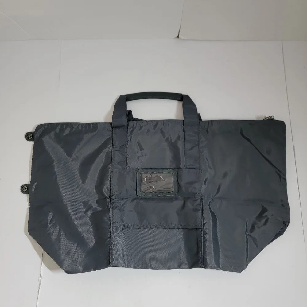 TUMI Gray Foldable Travel Lightweight Tote Bag